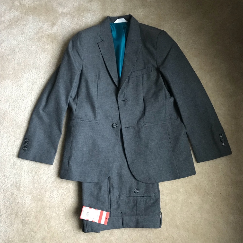 Boys Charcoal Suit